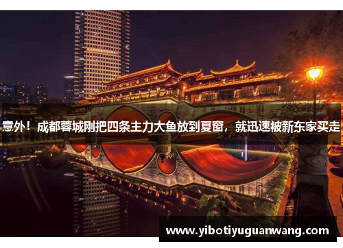 意外！成都蓉城刚把四条主力大鱼放到夏窗，就迅速被新东家买走